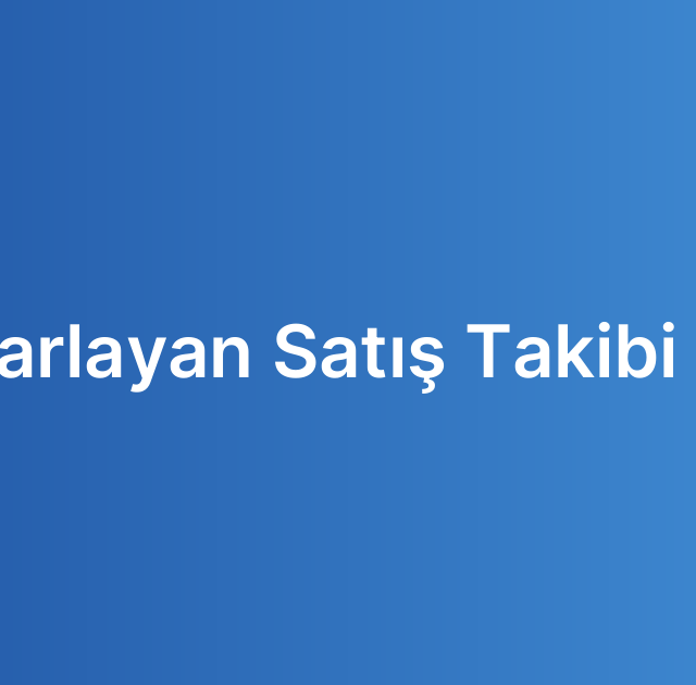 Tekrarlayan Satış Takibi CRM