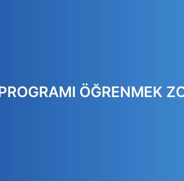 CRM PROGRAMI ÖĞRENMEK ZOR MU
